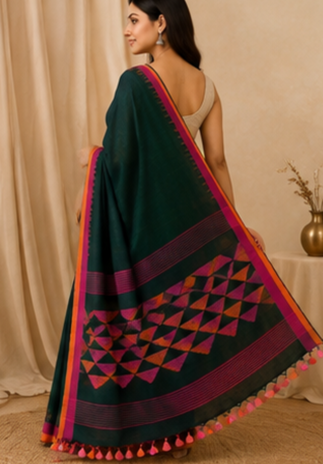 RANGREKHA CHECKS SAREE